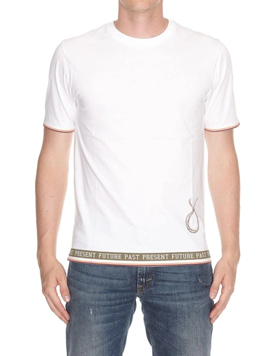 Shop Loewe Past-present-future Lamp T-shirt In White-multicolor