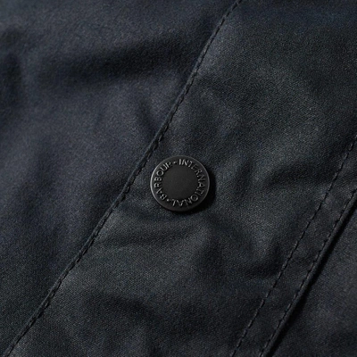 Barbour International Kevlar Wax Jacket In Blue | ModeSens