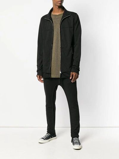 Shop Thom Krom Relaxed Zipped Jacket In Black