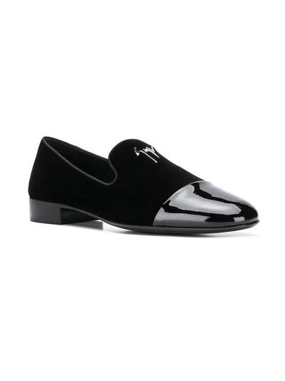 Shop Giuseppe Zanotti Arlan Loafers In Black