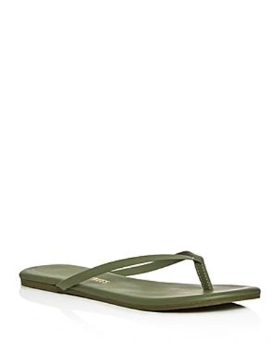 Shop Tkees Women's Solids Flip-flops In Army Green