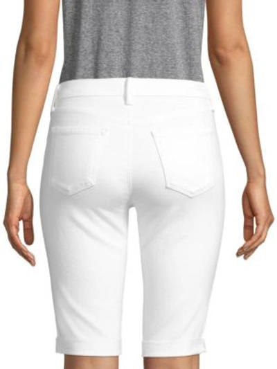 Shop J Brand 811 Bermuda Shorts In White