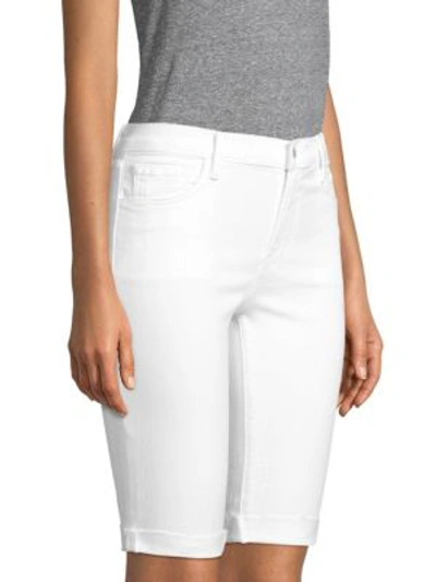 Shop J Brand 811 Bermuda Shorts In White