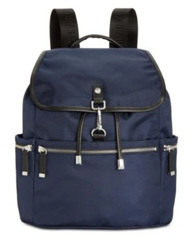 Shop Calvin Klein Florence Backpack In Navy/silver