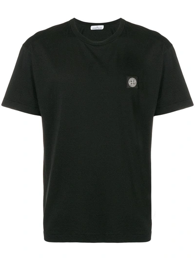 Shop Stone Island Jersey T-shirt - Black
