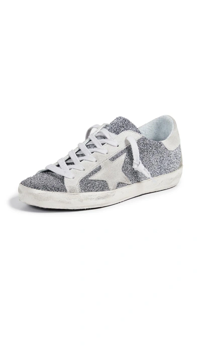 Shop Golden Goose Superstar Trainers In Crystal Galaxy