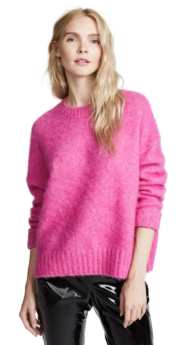 Shop Helmut Lang Crew Neck Sweater In Gum