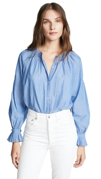 Shop Joie Mineko Button Down Shirt In Woodstock