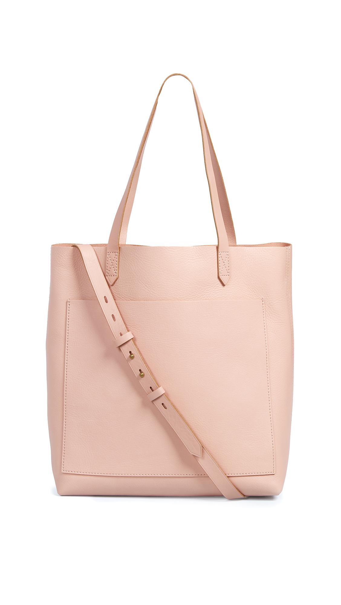 madewell sheer pink tote
