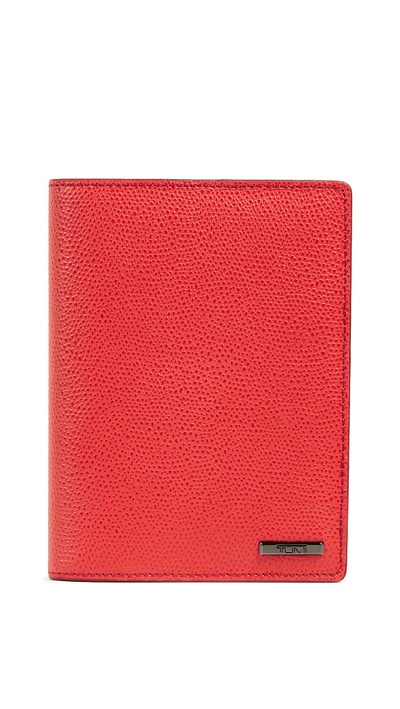 Shop Tumi Province Passport Cover In Ember