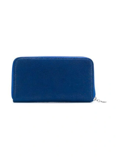 Shop Stella Mccartney 'falabella' Portemonnaie In Blue