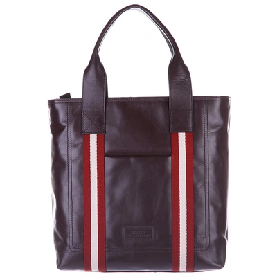 Shop Bally Men's Bag Handbag Tracolla In Pelle  Tacilo 261 In Brown