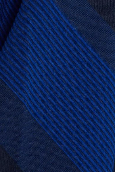 Shop Lndr Spright Paneled Stretch-knit Jacket In Navy