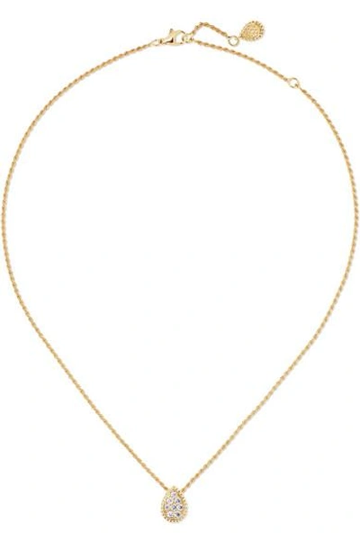 Shop Boucheron Serpent Bohème 18-karat Gold Diamond Necklace