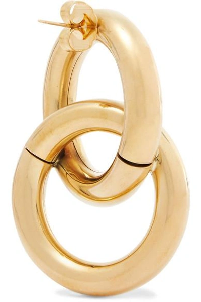Shop Laura Lombardi Interlock Gold-tone Earrings