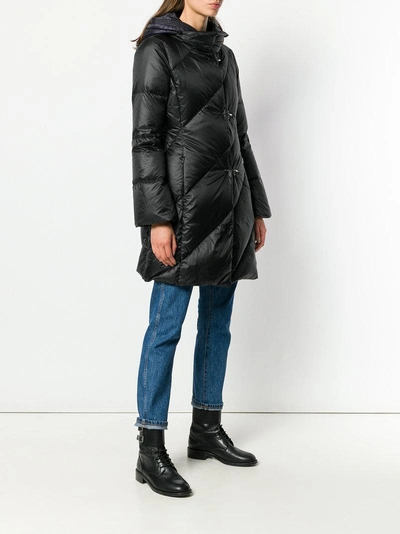 Shop Fay Toggle Quilted Coat - Black