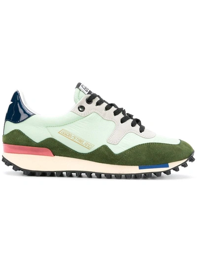 Shop Golden Goose Starland Trainers In Green