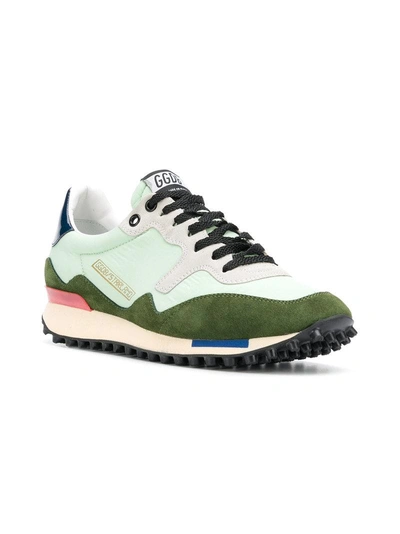 Shop Golden Goose Starland Trainers In Green