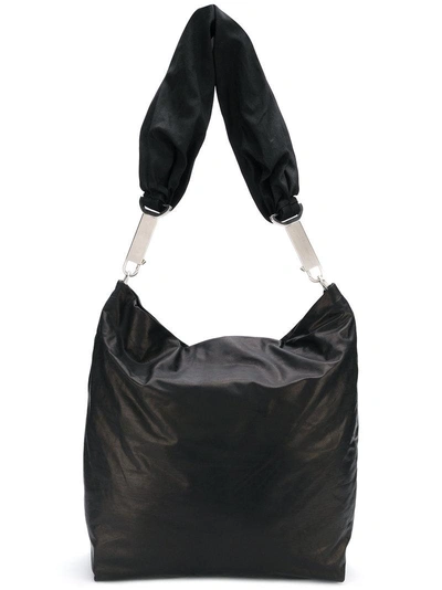 Shop Rick Owens Sisyphus Cargo Shoulder Bag - Black