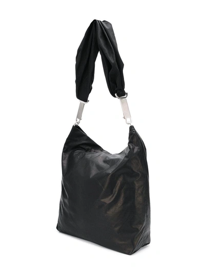 Shop Rick Owens Sisyphus Cargo Shoulder Bag - Black