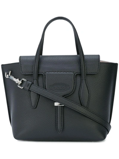 Shop Tod's Joy Shoulder Bag In Black