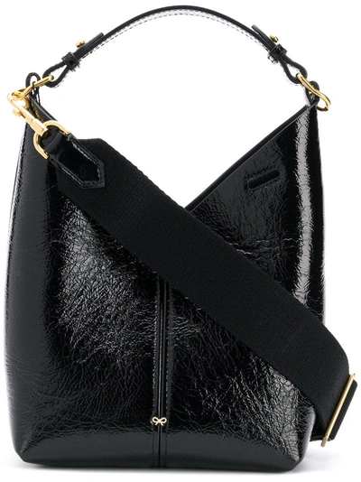 Shop Anya Hindmarch Mini Shoulder Bag - Black