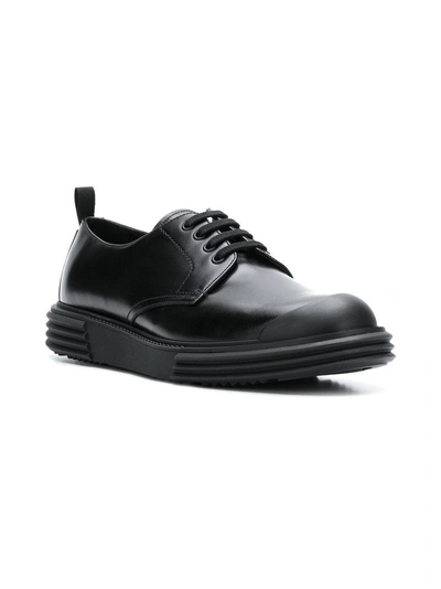 Shop Prada Lace-up Shoes - Black