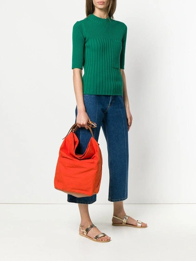 Shop Ally Capellino Lloyd Bag - Orange In Yellow & Orange