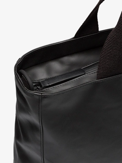 Shop Y-3 Black Logo Tote Bag
