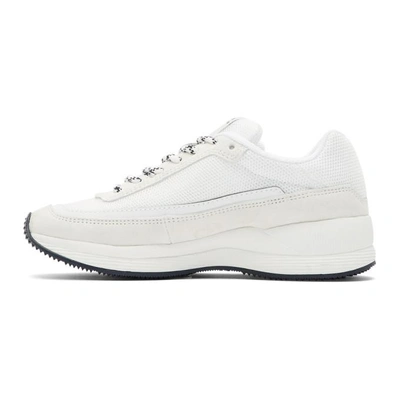 Shop A.p.c. White Femme Sneakers In Aab Blanc