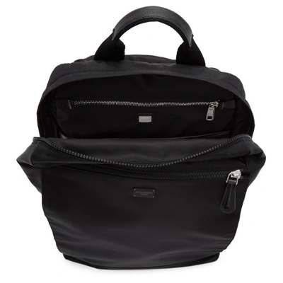 Shop Dolce & Gabbana Dolce And Gabbana Black Nylon Backpack In 8b956 Black