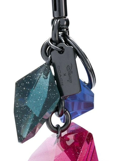 Shop Coach Disney X  Gem Keyring - Pink