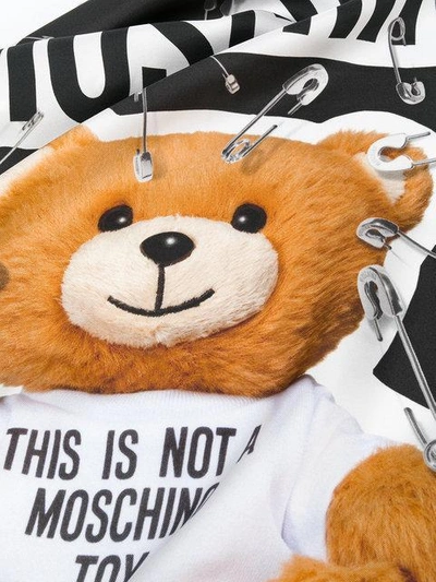Toy bear安全针真丝围巾