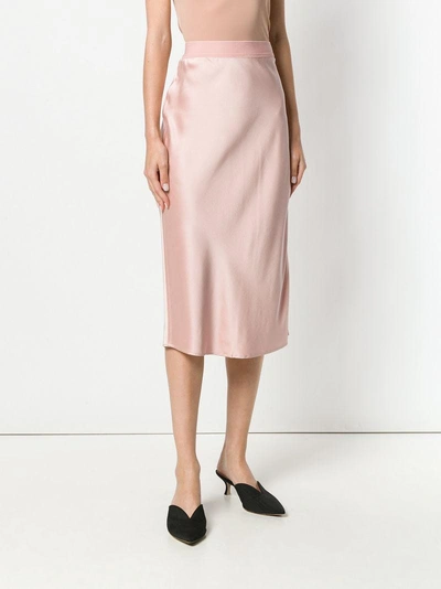 Shop Theory Slim Fit Pencil Skirt In Pink