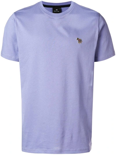 Shop Ps By Paul Smith Zebra Logo T-shirt - Purple