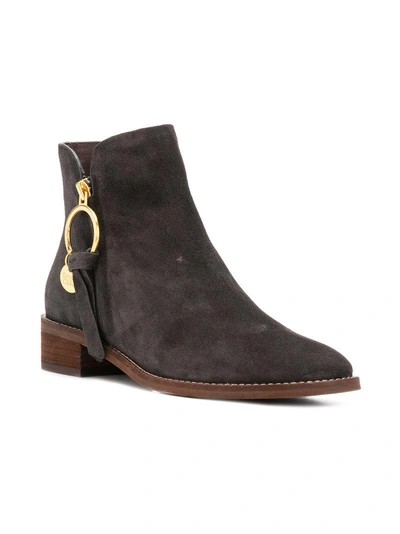 Shop See By Chloé Chunky Heel Boots In Brown