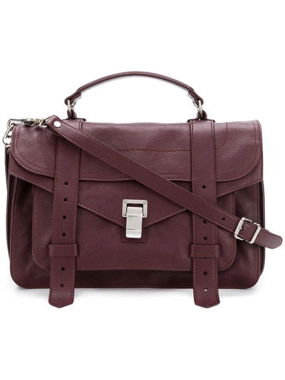 Shop Proenza Schouler Ps1+ Satchel Bag - Red