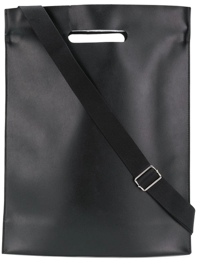 Shop Mm6 Maison Margiela Top Handles Tote Bag - Black