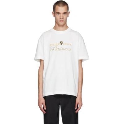 ALEXANDER WANG 白色“RODEO DRIVE PLATINUM” T 恤