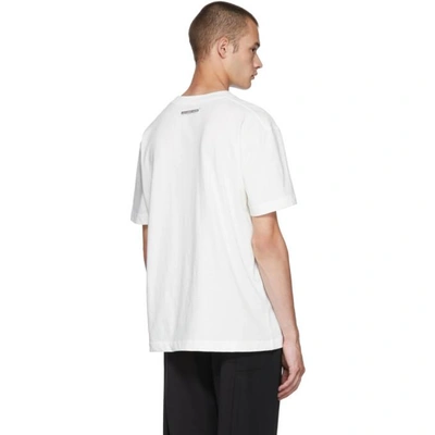 Shop Alexander Wang White Rodeo Drive Platinum T-shirt In 103 Sft Wht