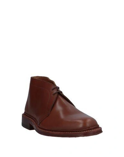 Shop Ndc Ankle Boots In Camel