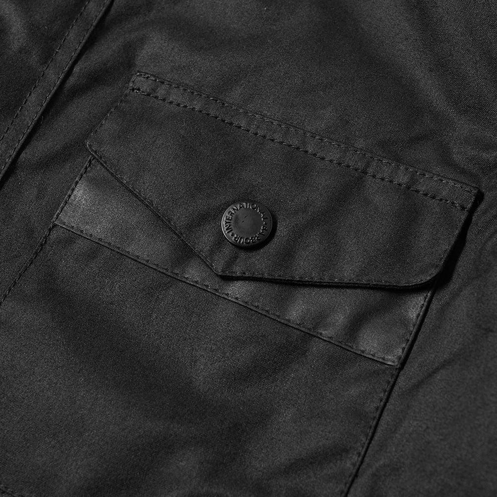 Barbour International Kevlar Wax Jacket In Black | ModeSens