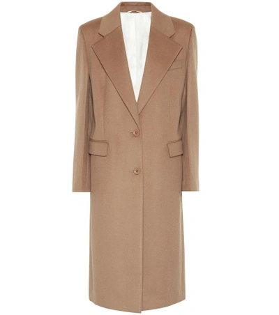 Shop Joseph Wool-blend Coat In Brown