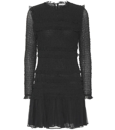 Shop Ulla Johnson Gia Silk Dress In Black
