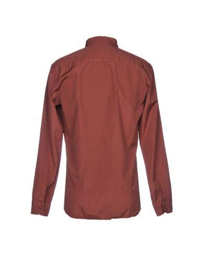 Shop Costumein Solid Color Shirt In Cocoa