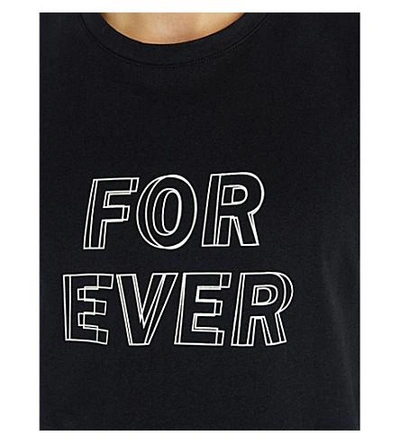 Shop Apc Forever Cotton-jersey T-shirt In Dark Navy