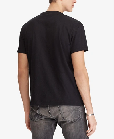 Shop Polo Ralph Lauren Men's Crew Neck Pocket T-shirt In Rl Black