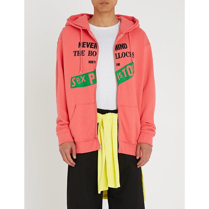 off white midnight studios split hoodie