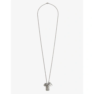 Shop M. Cohen Multi-tag Sterling Silver Necklace