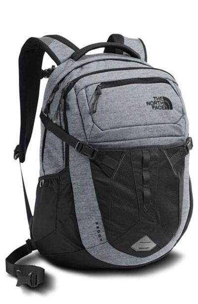 Shop The North Face Recon Backpack - Grey In Mid Grey/ Asphalt Grey Melange
